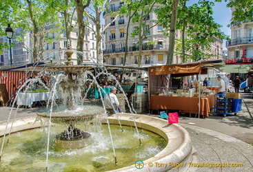 Place Monge in the 5th arrondissement
